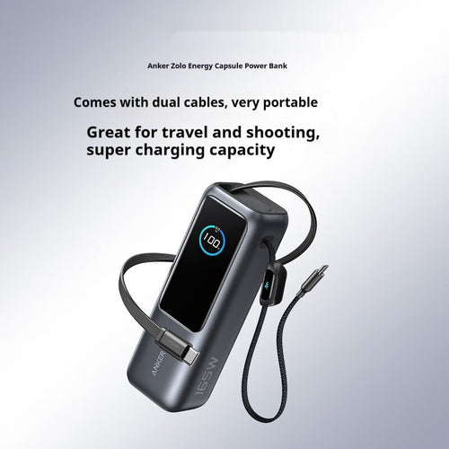 25000mAh Fast Charging Two-Wire Power Bank