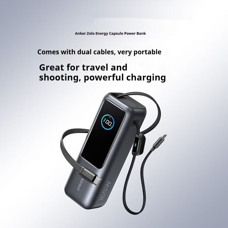 25000mAh Fast Charging Two-Wire Power Bank