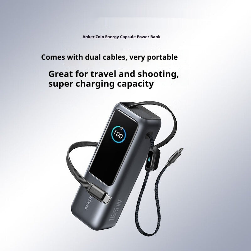 25000mAh Fast Charging Two-Wire Power Bank