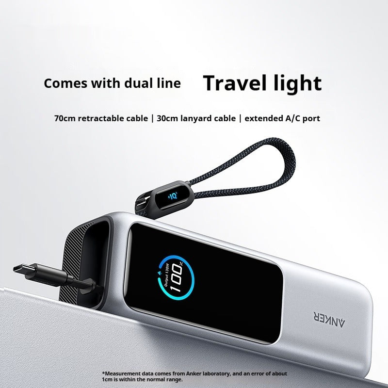 25000mAh Fast Charging Two-Wire Power Bank